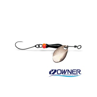 Třpytka Jigovky Classic Barbless Black - Orange Body vel.00