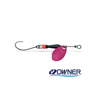 Třpytka Jigovky Classic Barbless Black - Orange Body vel.00