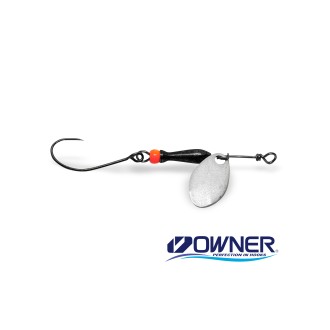 Třpytka Jigovky Classic Barbless Black - Orange Body vel.1