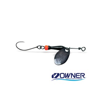 Třpytka Jigovky Classic Barbless Black - Orange Body vel.1