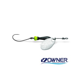 Třpytka Jigovky Classic Barbless Black - Chartreuse Body vel.1