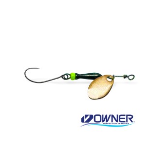 Třpytka Jigovky Classic Barbless Black - Chartreuse Body vel.1