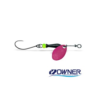 Třpytka Jigovky Classic Barbless Black - Chartreuse Body vel.1