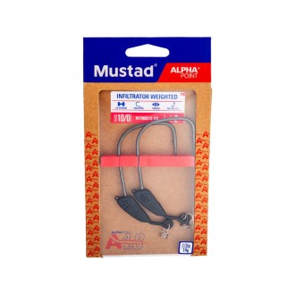 MUSTAD INFILTRATOR WEIGHTED ZATÍŽENÝ OFFSET HÁČEK