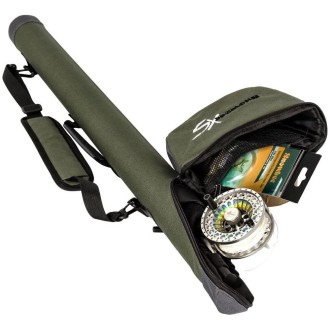 Tubus na prut s navijákem Snowbee XS Travel Fly Rod / Reel Case - Single