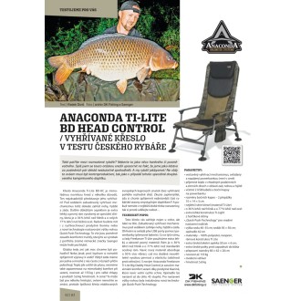 Vyhřívané křeslo Anaconda Ti-Lite BD-HC - Head Control