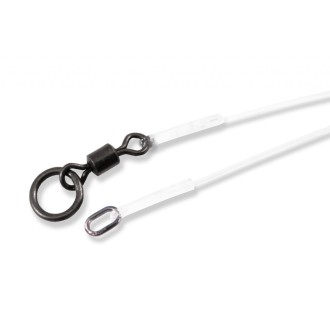 Montáž Carp ´R´ Us Superstiff Link - Oval Ring & Ring Swivel - 9,5cm 90lb 2ks