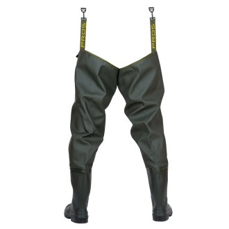 Brodící holinky Pros Thigh Standart Plavitex Heavy Duty Oliv