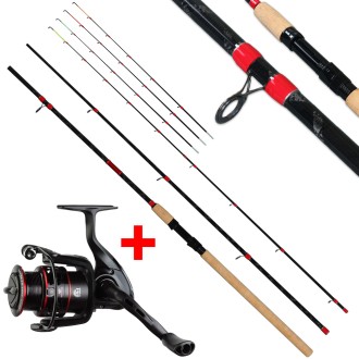 Prut Giants Fishing Fluent MK2 Feeder 3,60m 100g + Naviják Gaube FD 4000