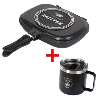 Akční set Pánev na vaření Eazi Pan Medium + Nerezový thermo hrnek 400ml Giants Fishing