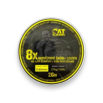 Cano Leader Hooklink x8 20 m 0,60 mm 57 kg
