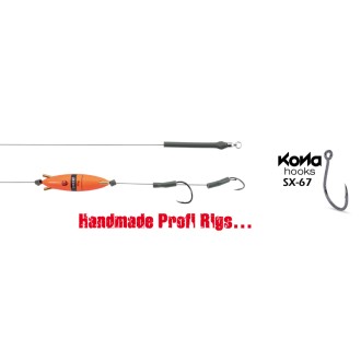 Uni Cat návazec Power Rattle Hair Rig SX-67 5/0 + 2/0