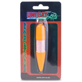 Plovák Uni Cat Reflector Outrigger Float oranžový 95mm 1ks