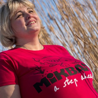 Dámské tričko Mikbaits červené Ladies Team