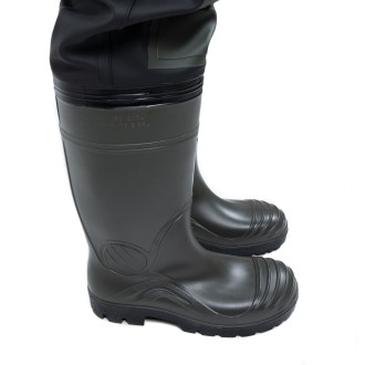 Prsačky Mikbaits Junior Slim Fit Black