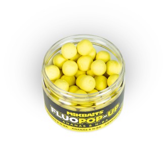 Mikbaits Plovoucí fluo boilie 150ml Ananas N-BA