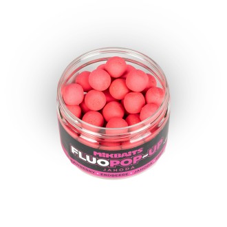 Mikbaits Plovoucí fluo boilie 150ml Jahoda