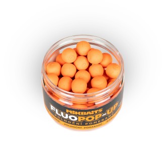 Plovoucí fluo boilie Mikbaits Půlnoční pomeranč 150ml