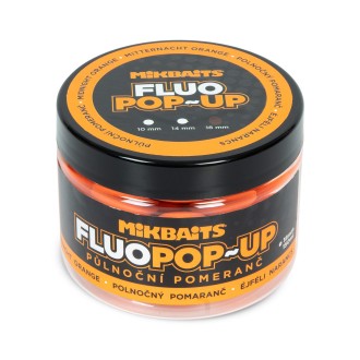 Plovoucí fluo boilie Mikbaits Půlnoční pomeranč 150ml