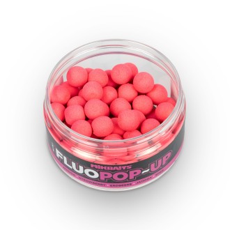 Mikbaits Mini Plovoucí fluo boilie 100ml Jahoda