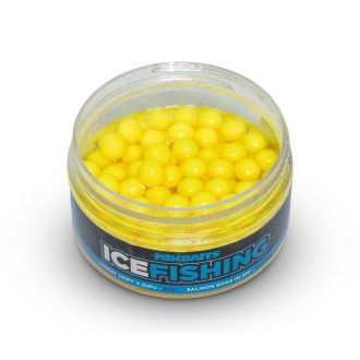 Mikbaits Ice fishing pstruh řada Lososí jikry v dipu Sýr