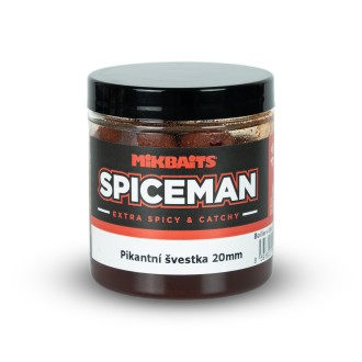 Boilie v dipu Mikbaits Spiceman Pikantní švestka 250ml