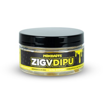 Mikbaits Zig ultra plovoucí v dipu Ananas N-BA 15mm