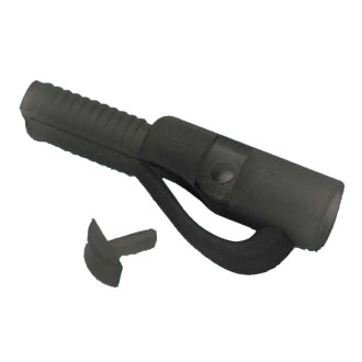 Závěs na zátěž Safety Lead Clips + pin - 10 ks//hnědý