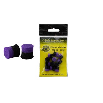 Pěnová nástraha BAREL/8 mm/fialová-černá