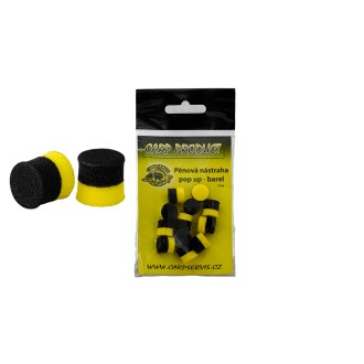 Pěnová nástraha BAREL/8 mm/žlutá-černá
