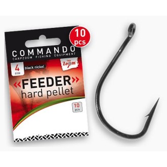 Háčky Feeder Hard Pellet - 10 ks/vel.10
