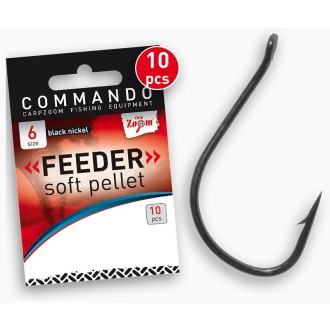 Háčky Feeder Soft Pellet - 10 ks/vel.8