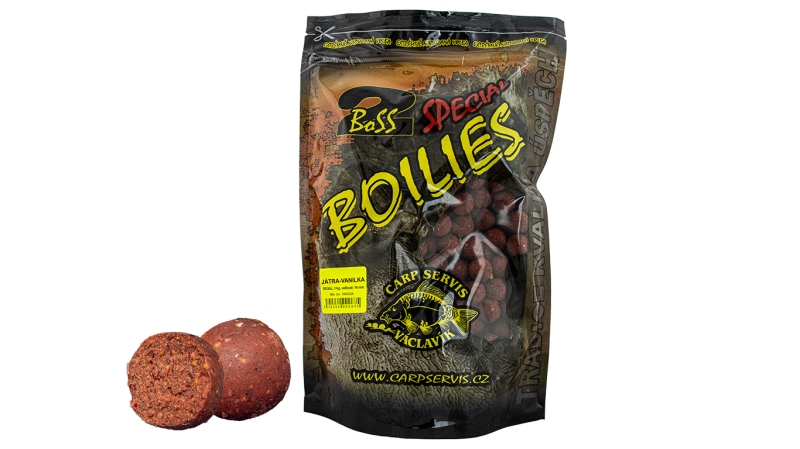Boilie Carp Servis Václavík Boss2 Speciál Játra Vanilka 1kg