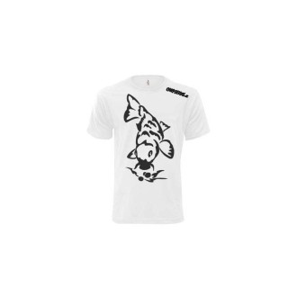 Tričko Carp Servis kapr - bílé/XXXL