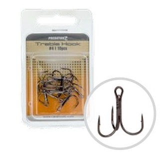 Trojháčky Treble Hook - vel. 2/ 8 ks
