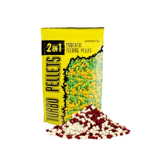 Turbo Pellets 2v1 - 500 g/3 mm/Koření-Česnek