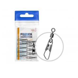 Obratlík s karabinkou Rolling Swivel with Safety Snap FC - 10 ks/vel.12