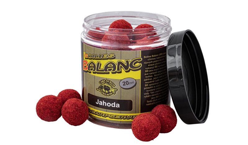 Boilies Balanc - 120 g/20 mm/Jahoda
