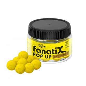 Fanati-X Pop Up Boilies - 40 g/16 mm/Skopex-Tygří ořech