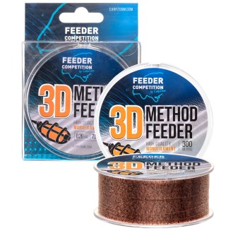 Vlasec 3D Method Feeder Line - 300 m/0,28 mm/8,1 kg