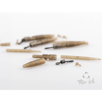 Závěsky Zfish Lead Clip Set & Tail Rubber Cone
