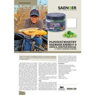 Plovoucí nuggetky Saenger Amino F-3 8x6mm 50g