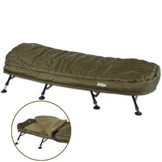 Lehátko Giants Fishing + spací pytel Bedchair/Sleeping Bag System RWX