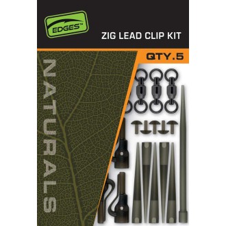Montáž Fox Naturals Zig Lead Clip Kit 5ks