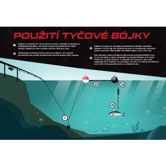 Teleskopická sumcová bójka DK Fishing