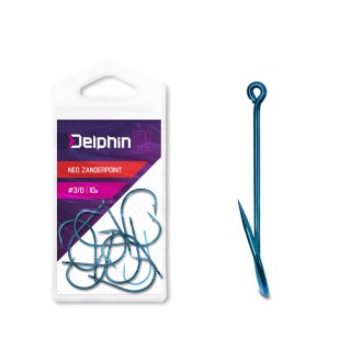 Háček Delphin B! Neo ZanderPoint Blu 10ks