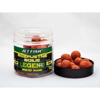 Rozpustné Boilie Jet Fish Legend Range Robin Red - Brusinka 250ml