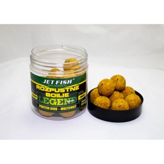 Rozpustné Boilie Jet Fish Legend Range Protein Bird - Multifruit 250ml