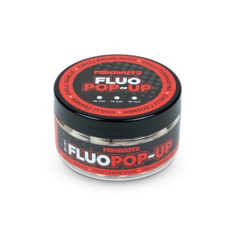 Mikbaits Mini Plovoucí fluo boilie 100ml Chilli Česnek 10mm