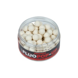 Mikbaits Mini Plovoucí fluo boilie 100ml Chilli Česnek 10mm